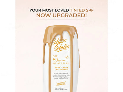 Eclipse Solaire Tinted Aqua Fusion Sunscreen SPF 50 PA