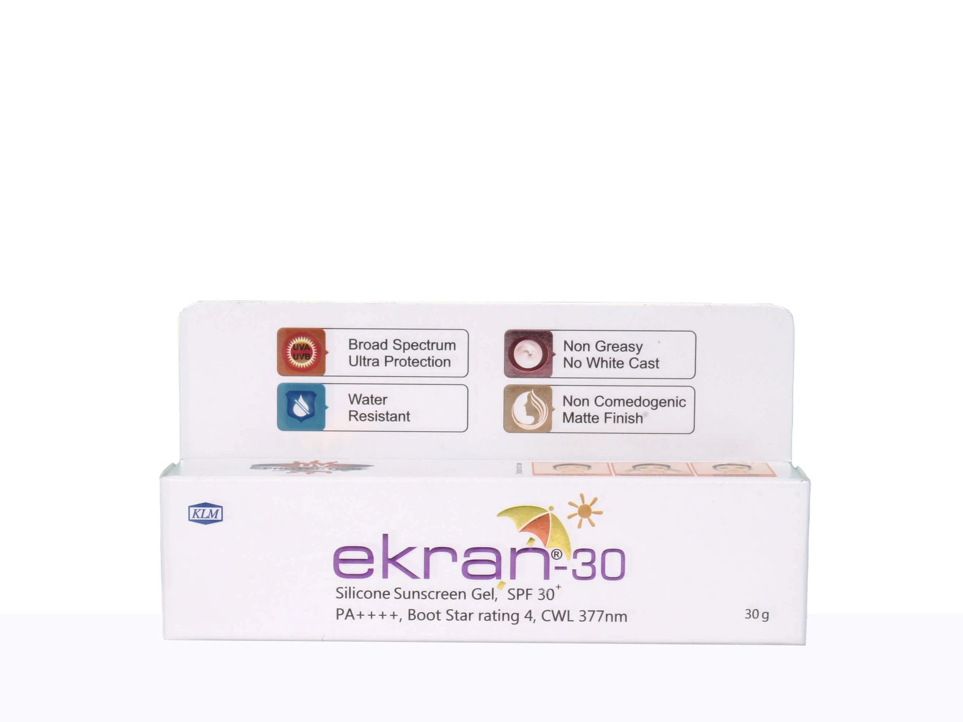 Ekran-30 Silicone Sunscreen Gel SPF 30 PA