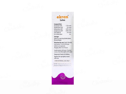 Ekran Sunscreen Lotion SPF 30 PA