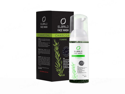 Elbrilo Activated Charcoal Oil Control Foaming Face Wash