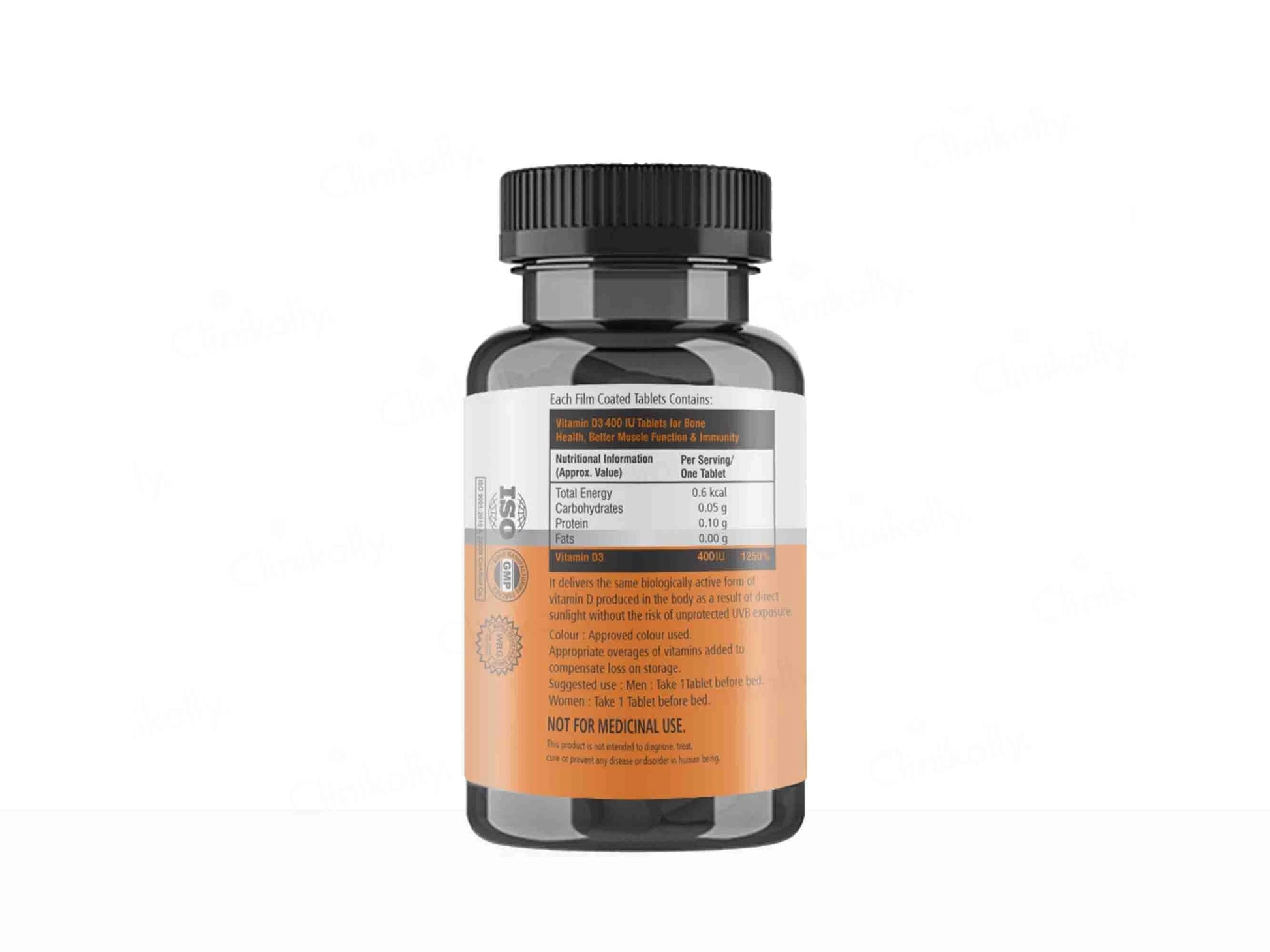 Elcon Vitamin D3 400IU Tablet