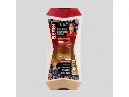 Elemen Dual Rush Body Wash 300 ml and  Shampoo  Conditioner 200 ml