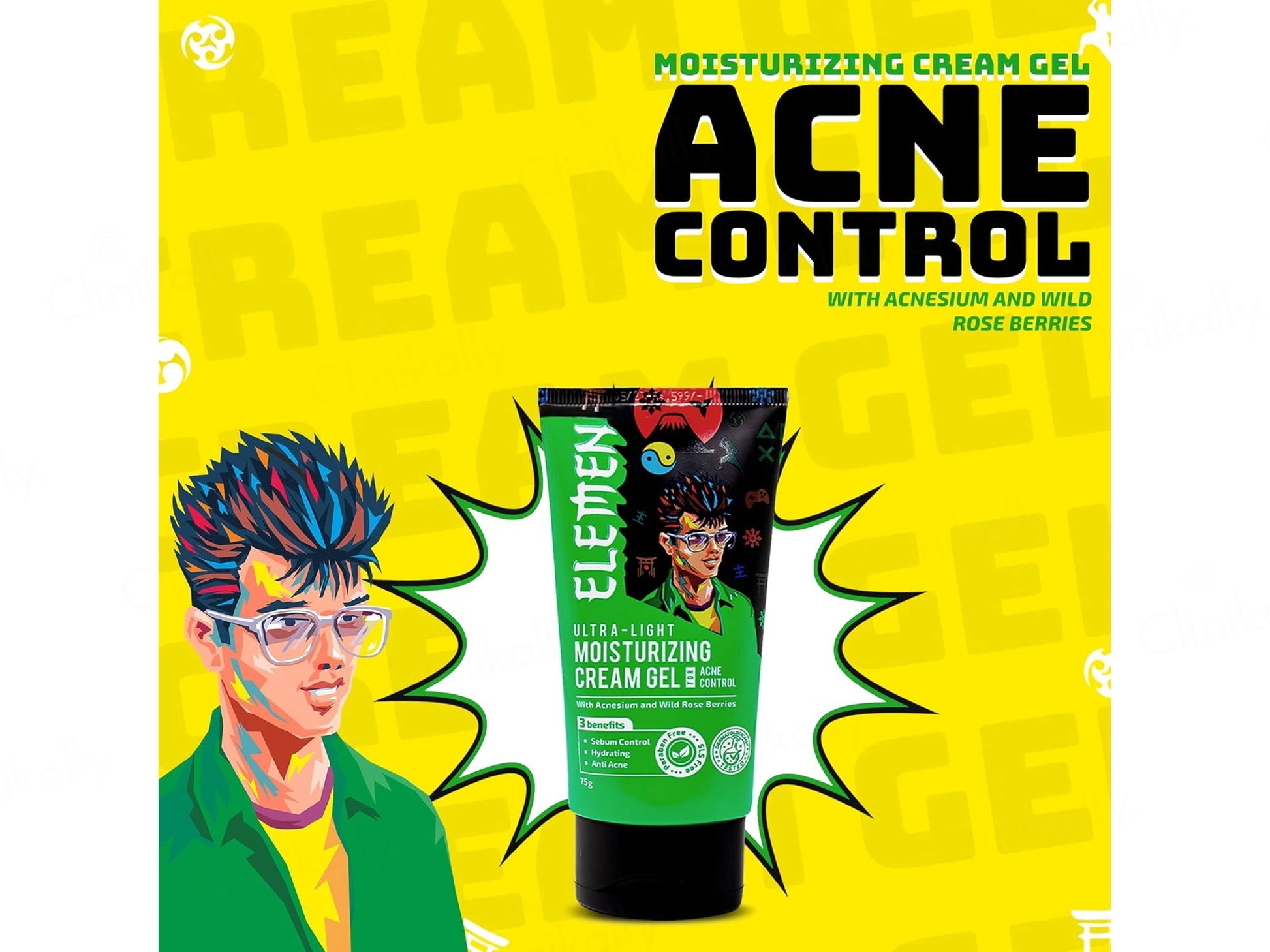 Elemen Ultra-Light Acne Control Moisturizing Cream Gel