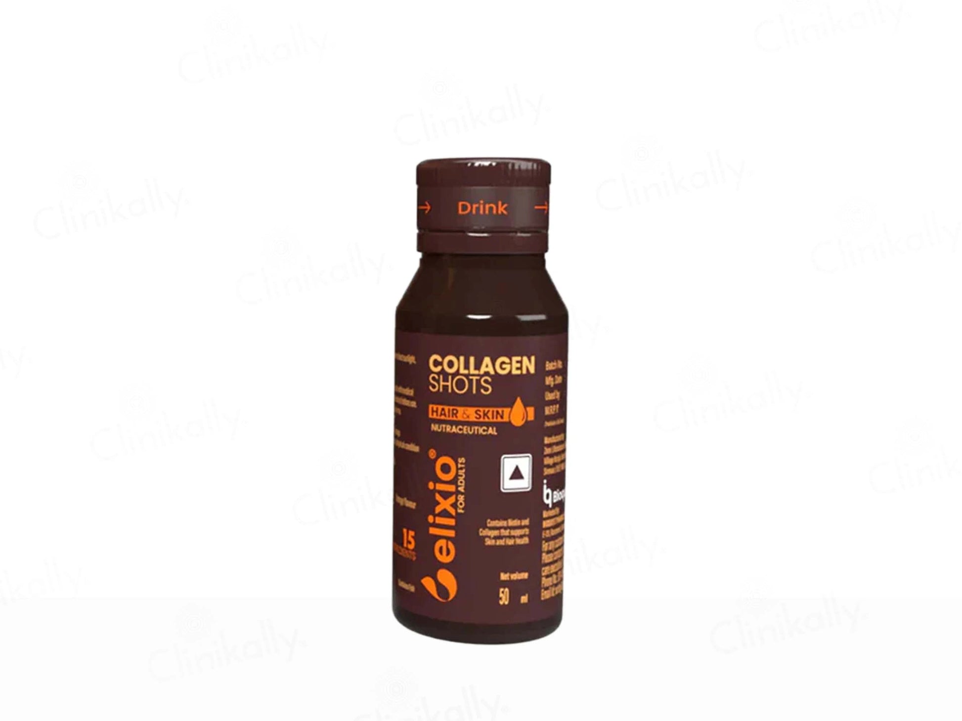 Elixio Hair and  Skin Collagen Shots For Adults