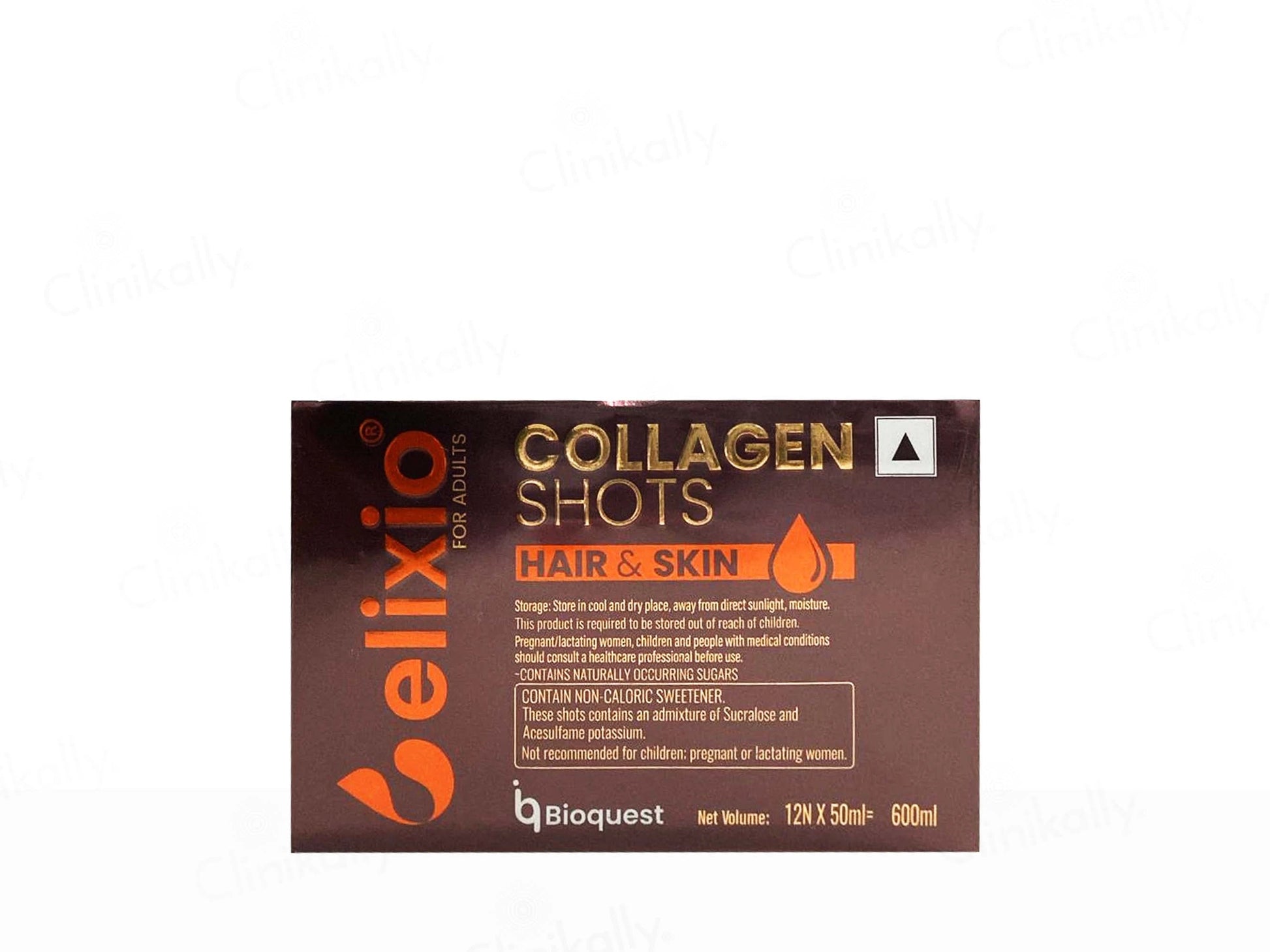 Elixio Hair and  Skin Collagen Shots For Adults