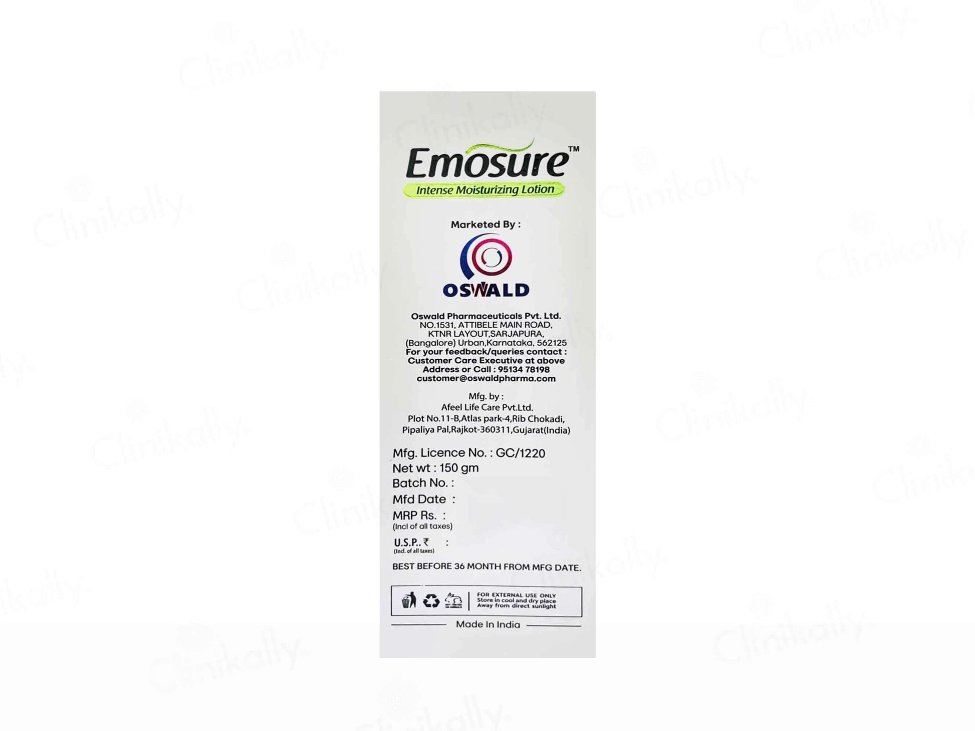 Emosure Intense Moisturising Lotion