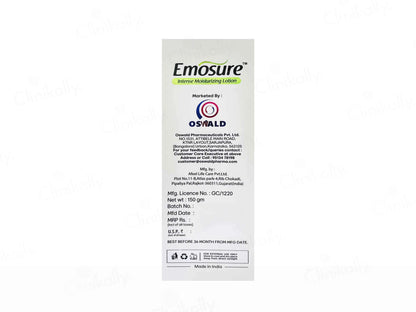 Emosure Intense Moisturising Lotion