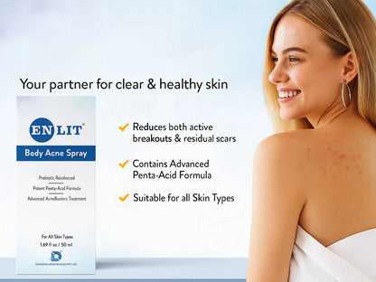 Enlit Prebiotic Body Acne Spray