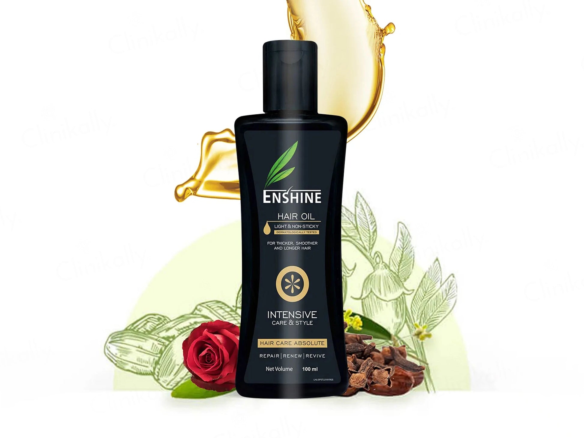 Enshine Light and  Non-Sticky Hair Oil