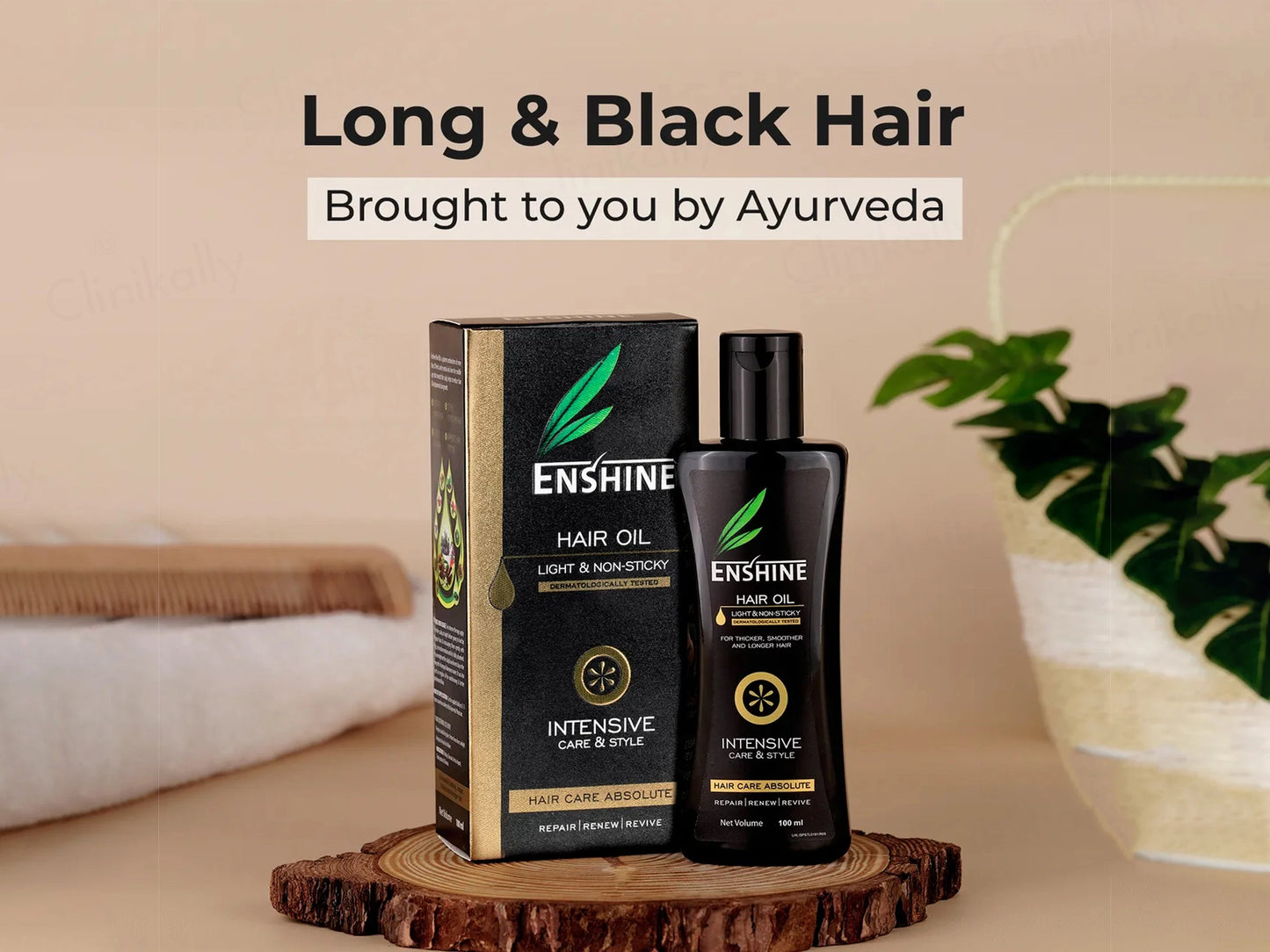 Enshine Light and  Non-Sticky Hair Oil