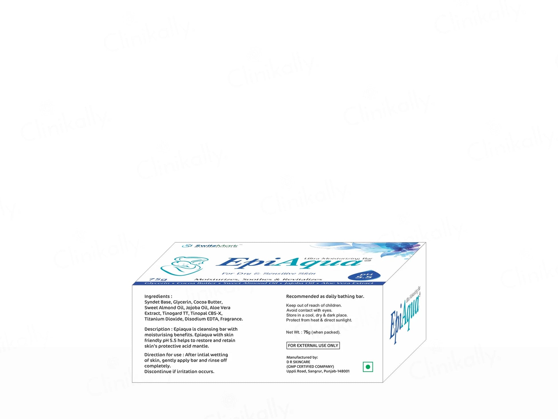 Epiaqua Ultra Moisturizing Bar For Dry and  Sensitive Skin