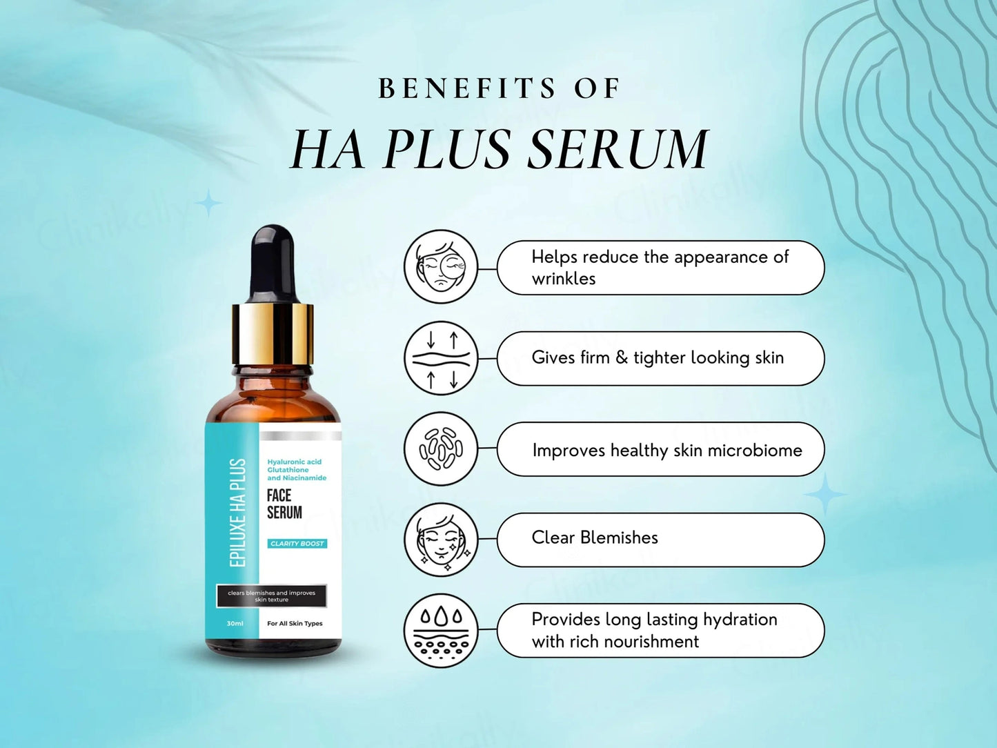 Epiluxe HA Plus Clarity Boost Face Serum
