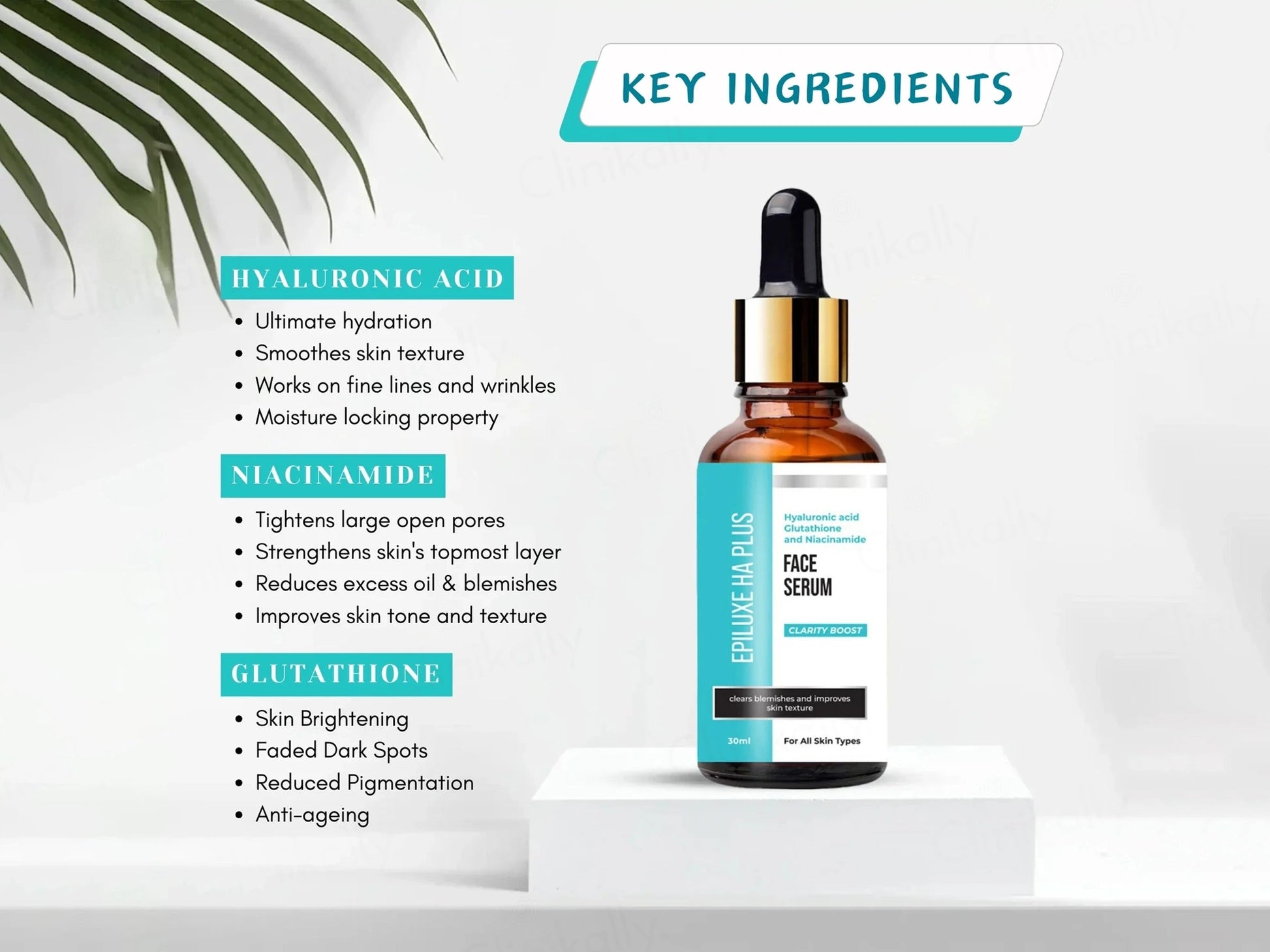 Epiluxe HA Plus Clarity Boost Face Serum