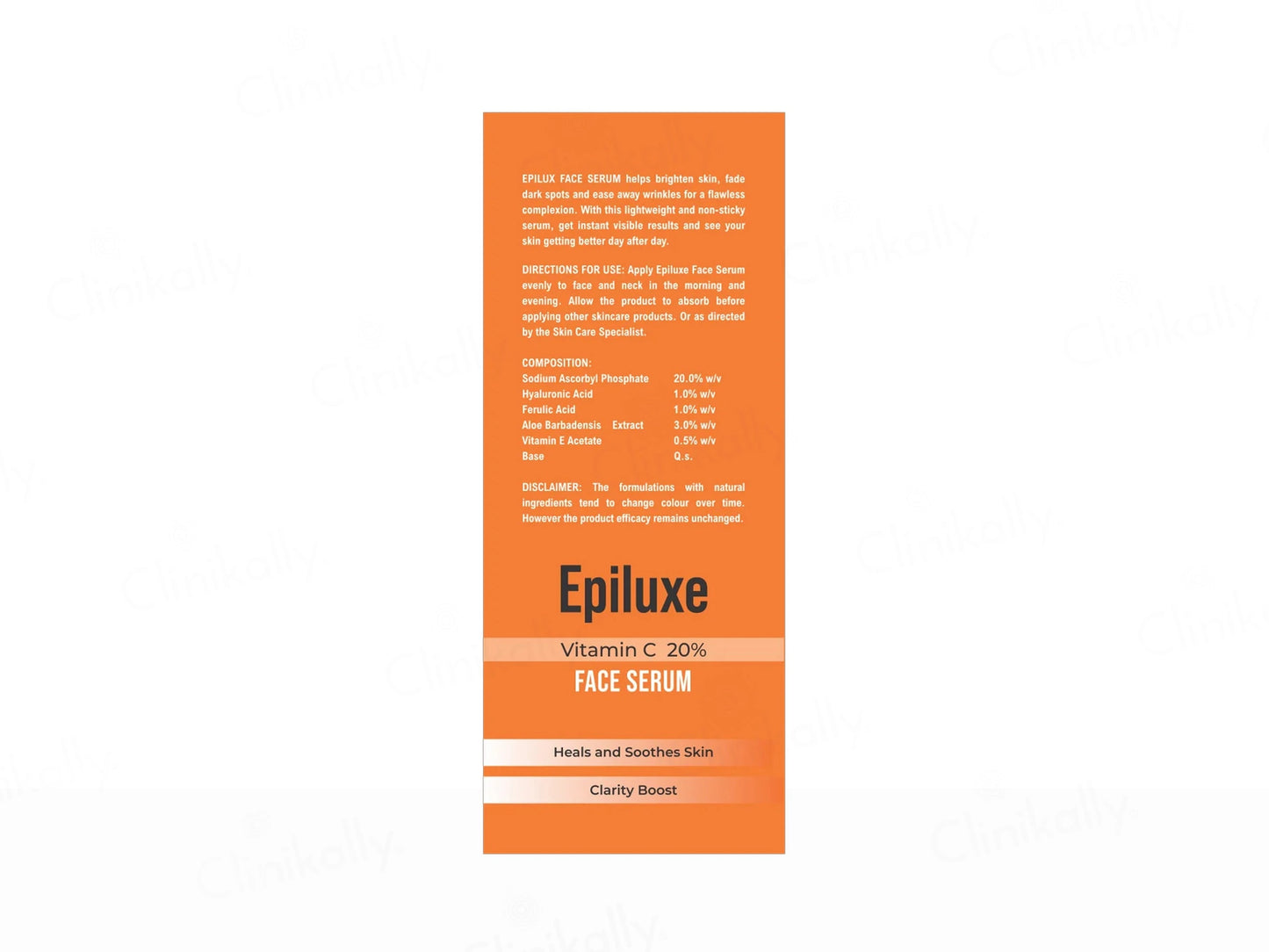 Epiluxe Vitamin C 20 Percent Face Serum