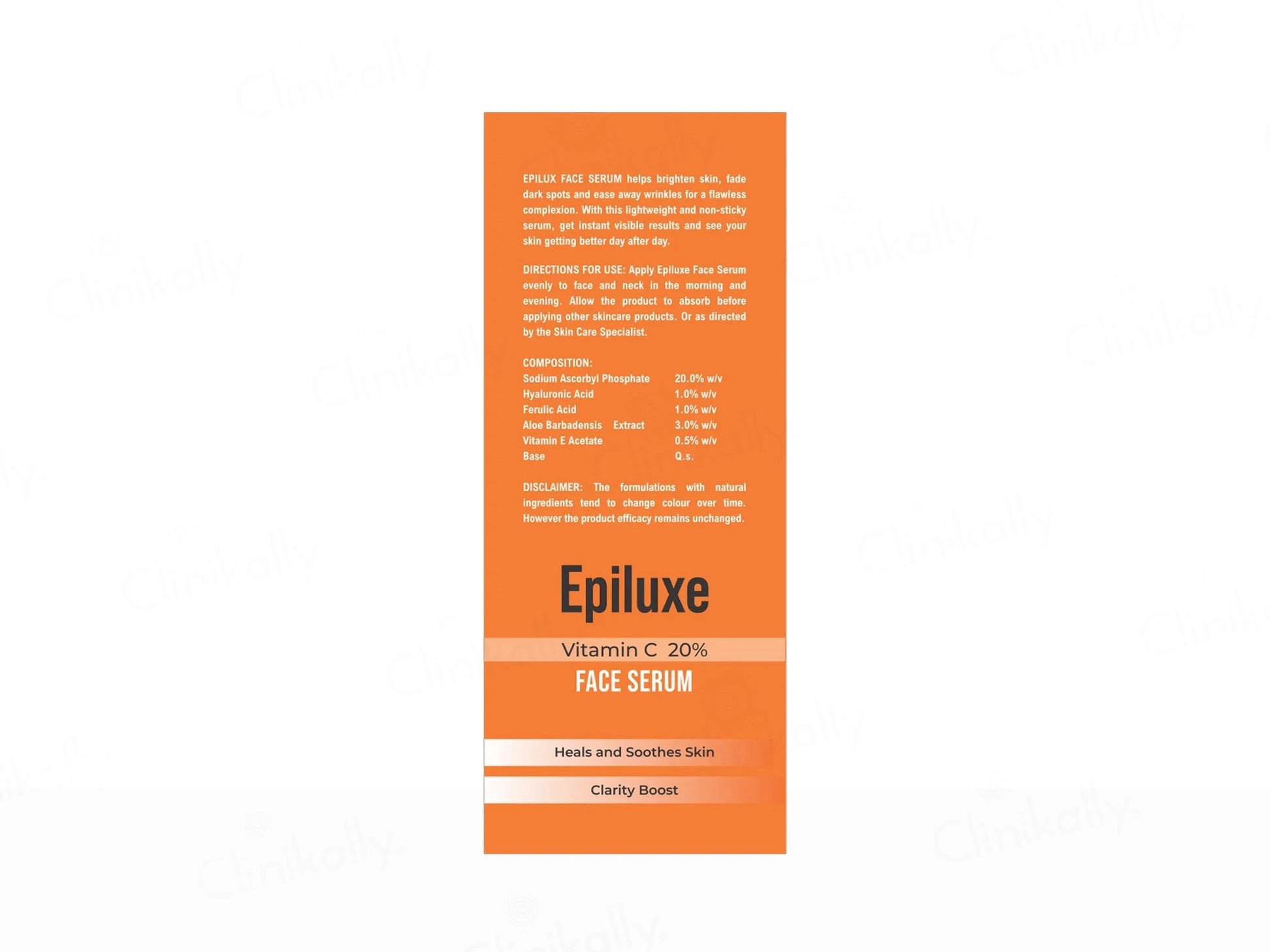 Epiluxe Vitamin C 20 Percent Face Serum