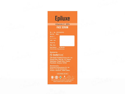 Epiluxe Vitamin C 20 Percent Face Serum