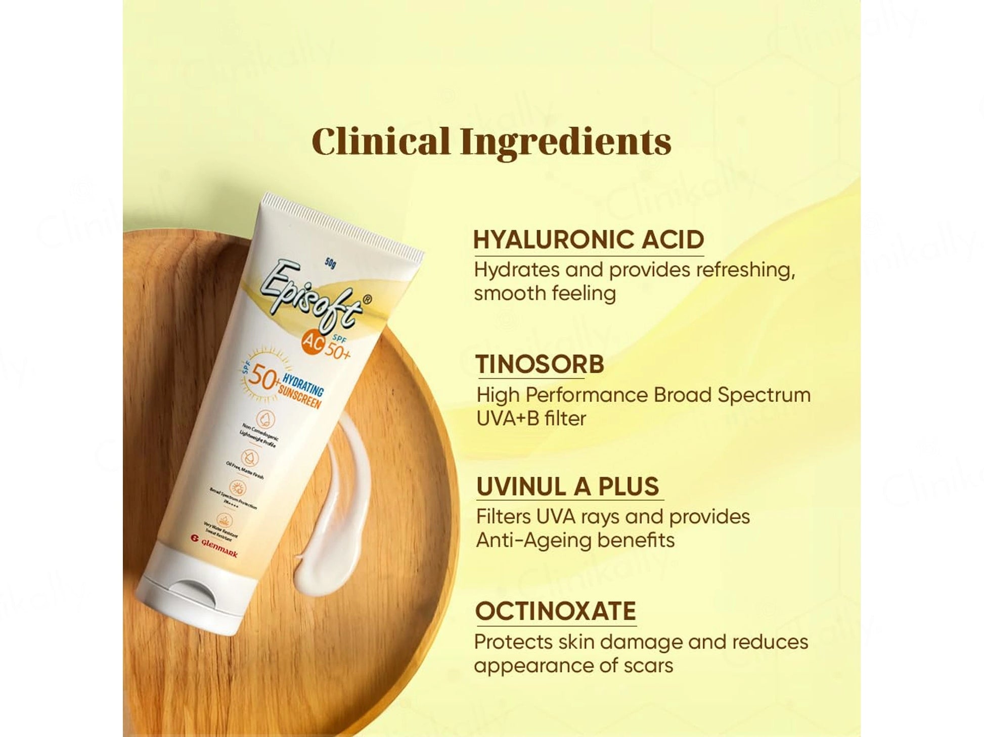 Episoft AC Hydrating Sunscreen SPF 50 PA