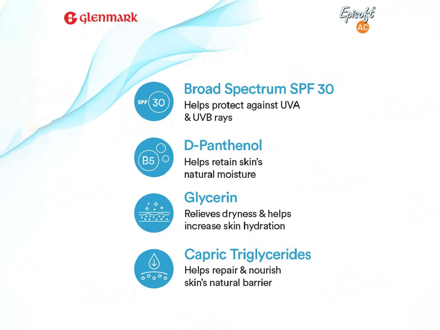 Episoft AC Moisturiser with Sunscreen SPF 30
