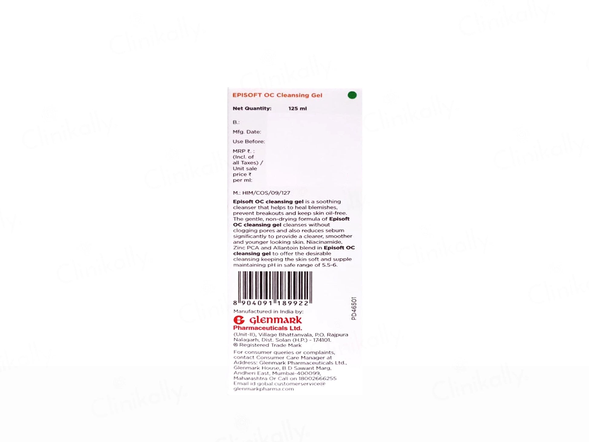 Episoft OC Cleansing Gel