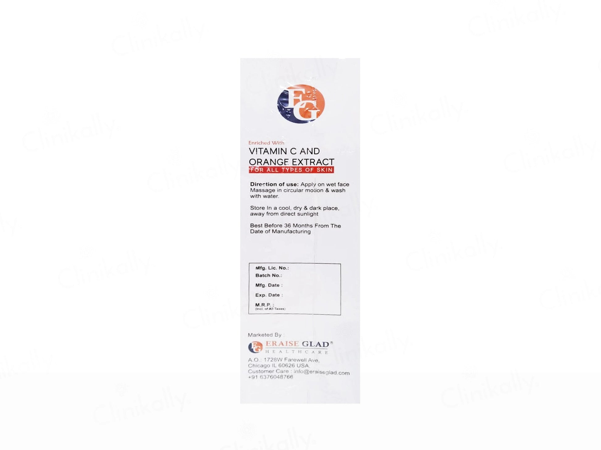 Eraise C Foaming Face Wash