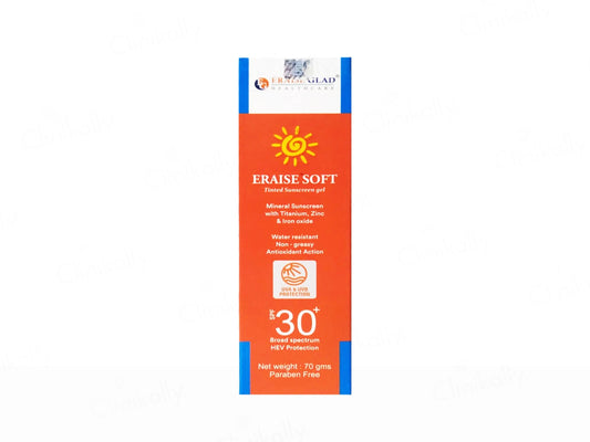 Eraise Soft Tinted Mineral Sunscreen Gel SPF 30