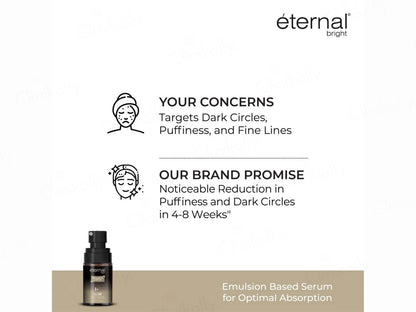Eternal Bright Caffeine 5 Percent Complex Glare Eye Serum