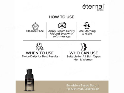 Eternal Bright Caffeine 5 Percent Complex Glare Eye Serum
