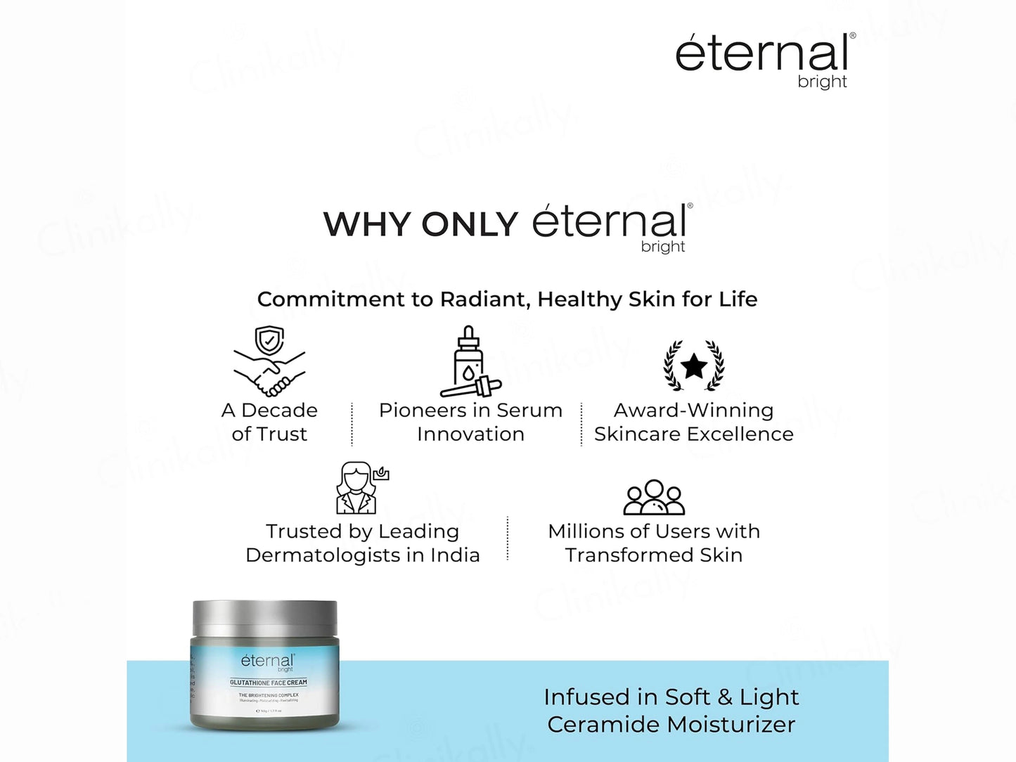 Eternal Bright Glutathione Brightening Face Cream