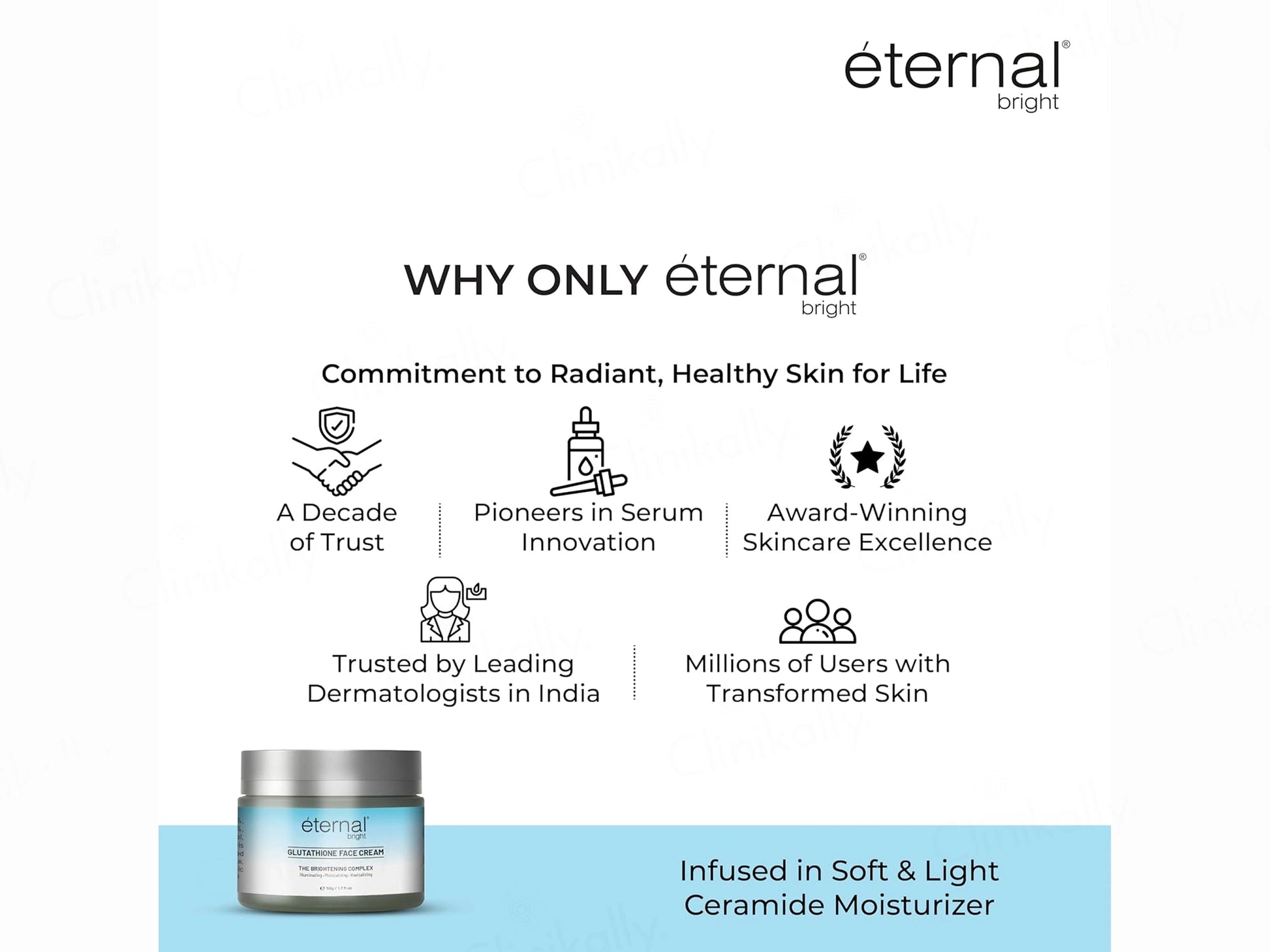 Eternal Bright Glutathione Brightening Face Cream