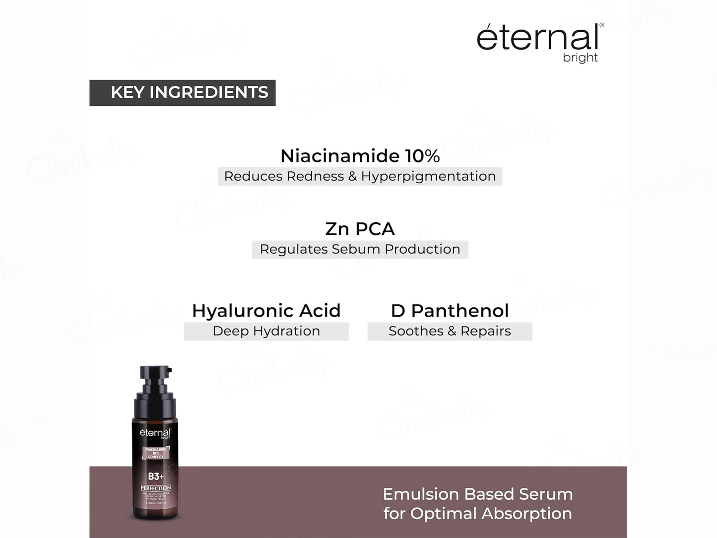 Eternal Bright Niacinamide 10 Percent Complex B3 Perfection Serum