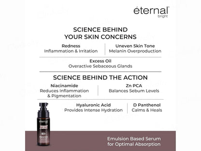Eternal Bright Niacinamide 10 Percent Complex B3 Perfection Serum