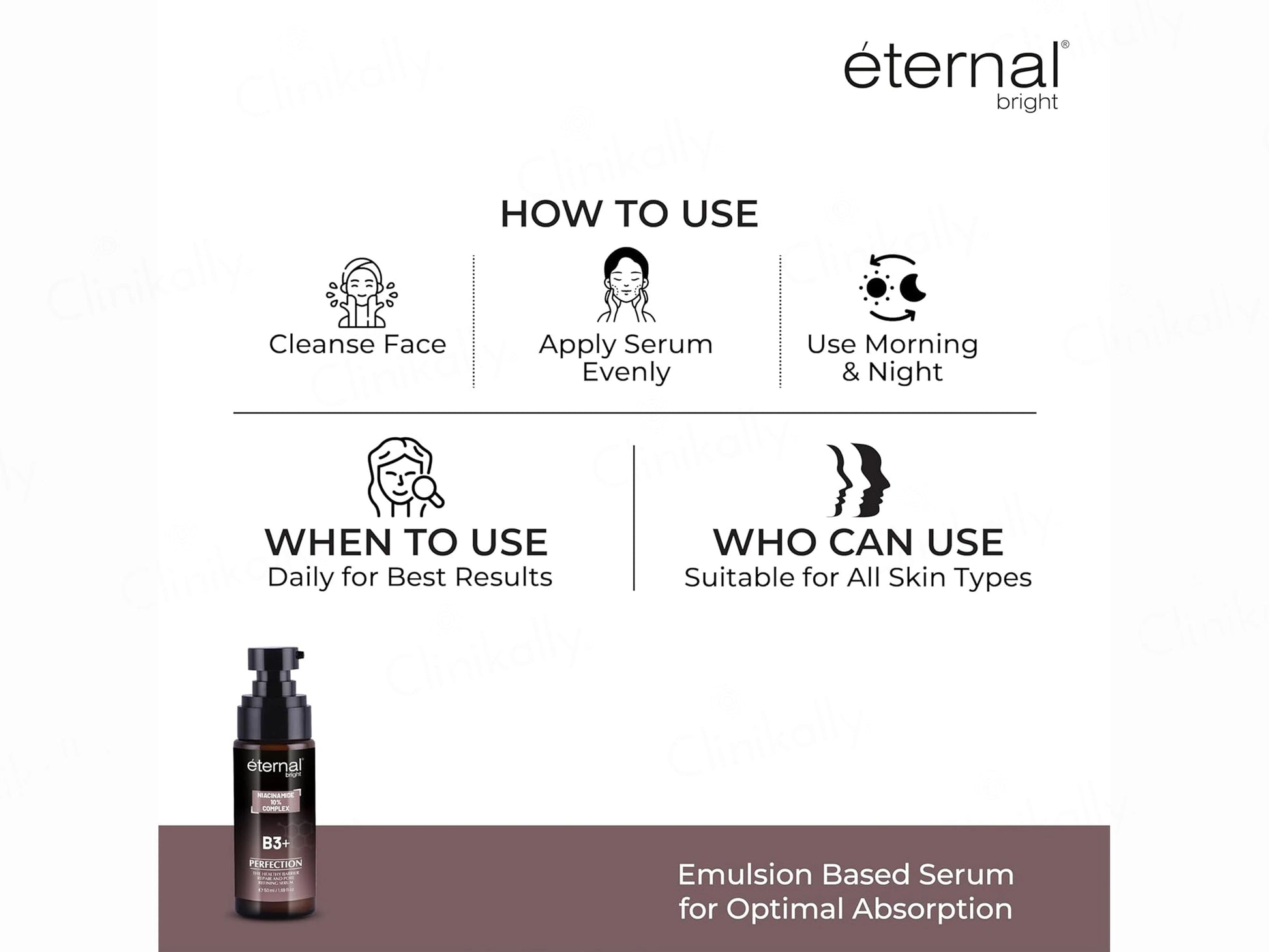 Eternal Bright Niacinamide 10 Percent Complex B3 Perfection Serum