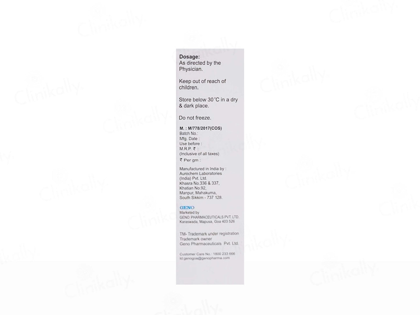 Evalite Intense Depigmenting Cream