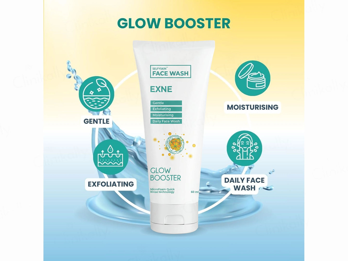 Exne Gentle Exfoliating and  Moisturising Daily Face Wash
