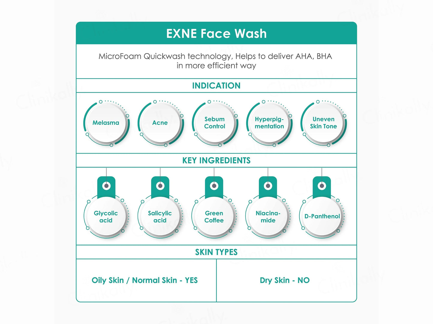 Exne Gentle Exfoliating and  Moisturising Daily Face Wash