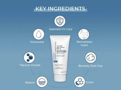 FCL Ultra Light Gold Silicone Translucent Gel SPF 40 PA
