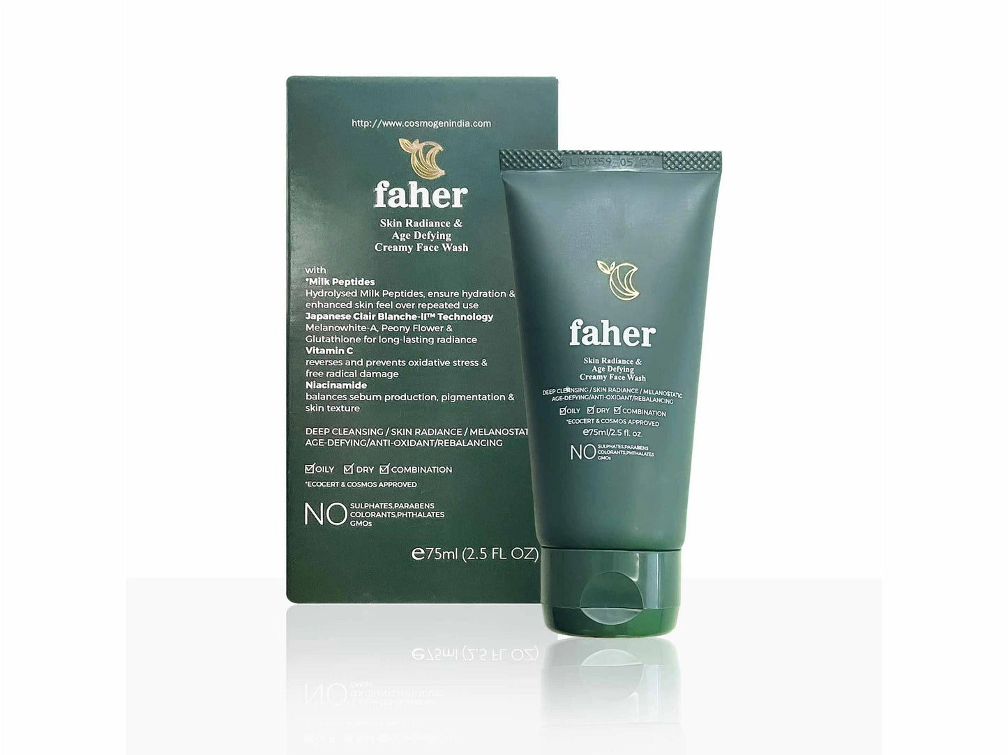 Faher Skin Radiance and  Age Defying Creamy Face Wash