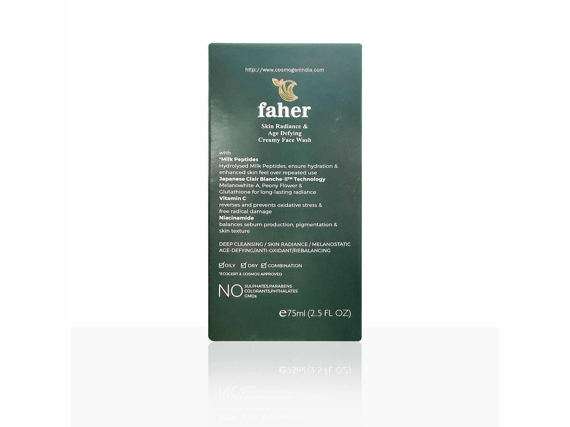 Faher Skin Radiance and  Age Defying Creamy Face Wash