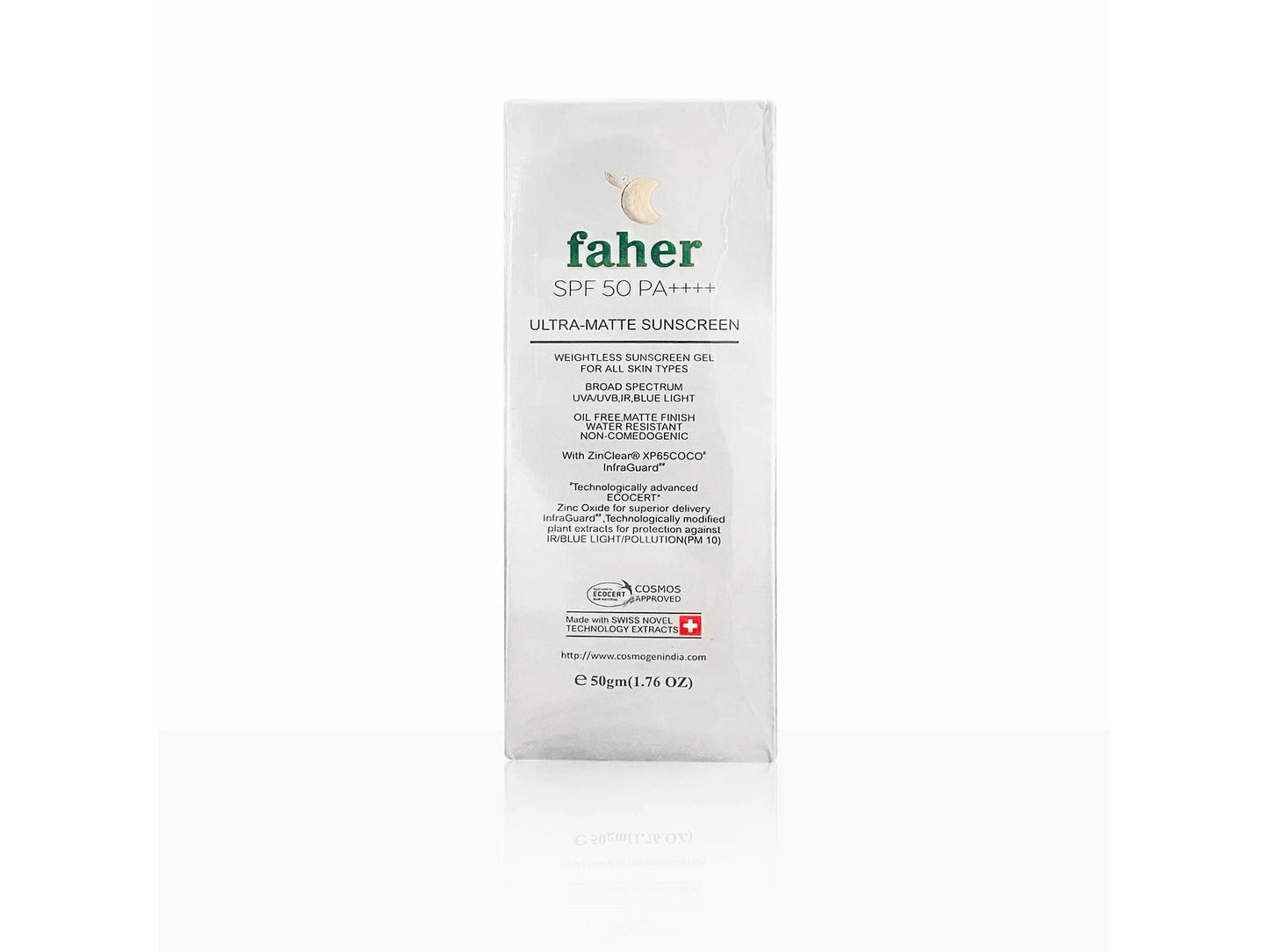 Faher Ultra Matte Sunscreen SPF 50 PA