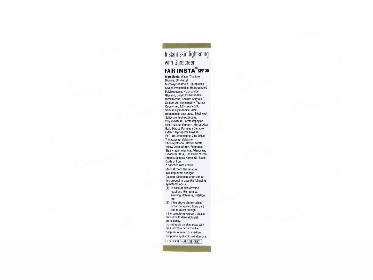 Fair Insta Instant Skin Lightening Cream With Sunscreen SPF 30