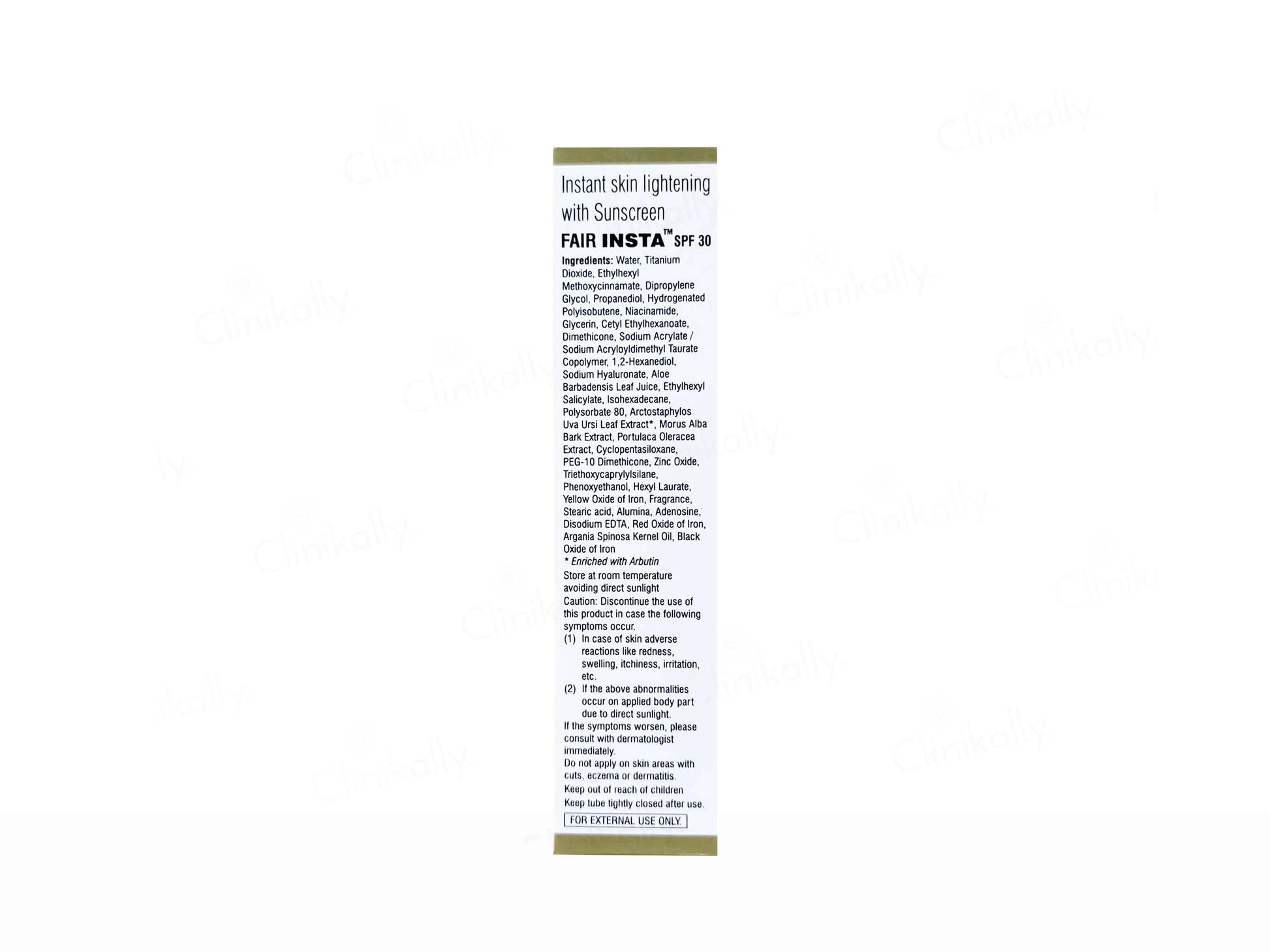 Fair Insta Instant Skin Lightening Cream With Sunscreen SPF 30