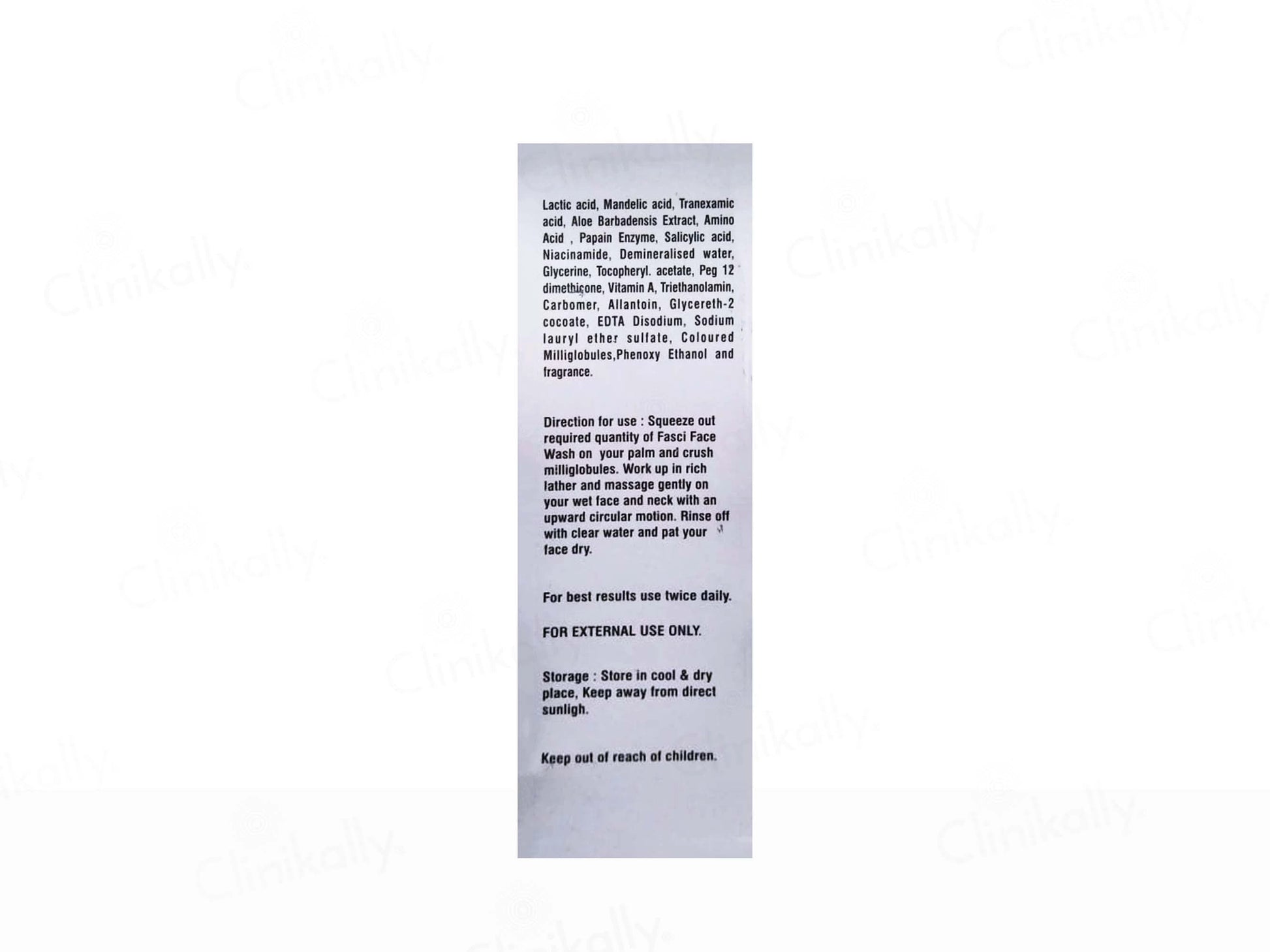 Fasci Skin Lightening and  Brightening Face Wash