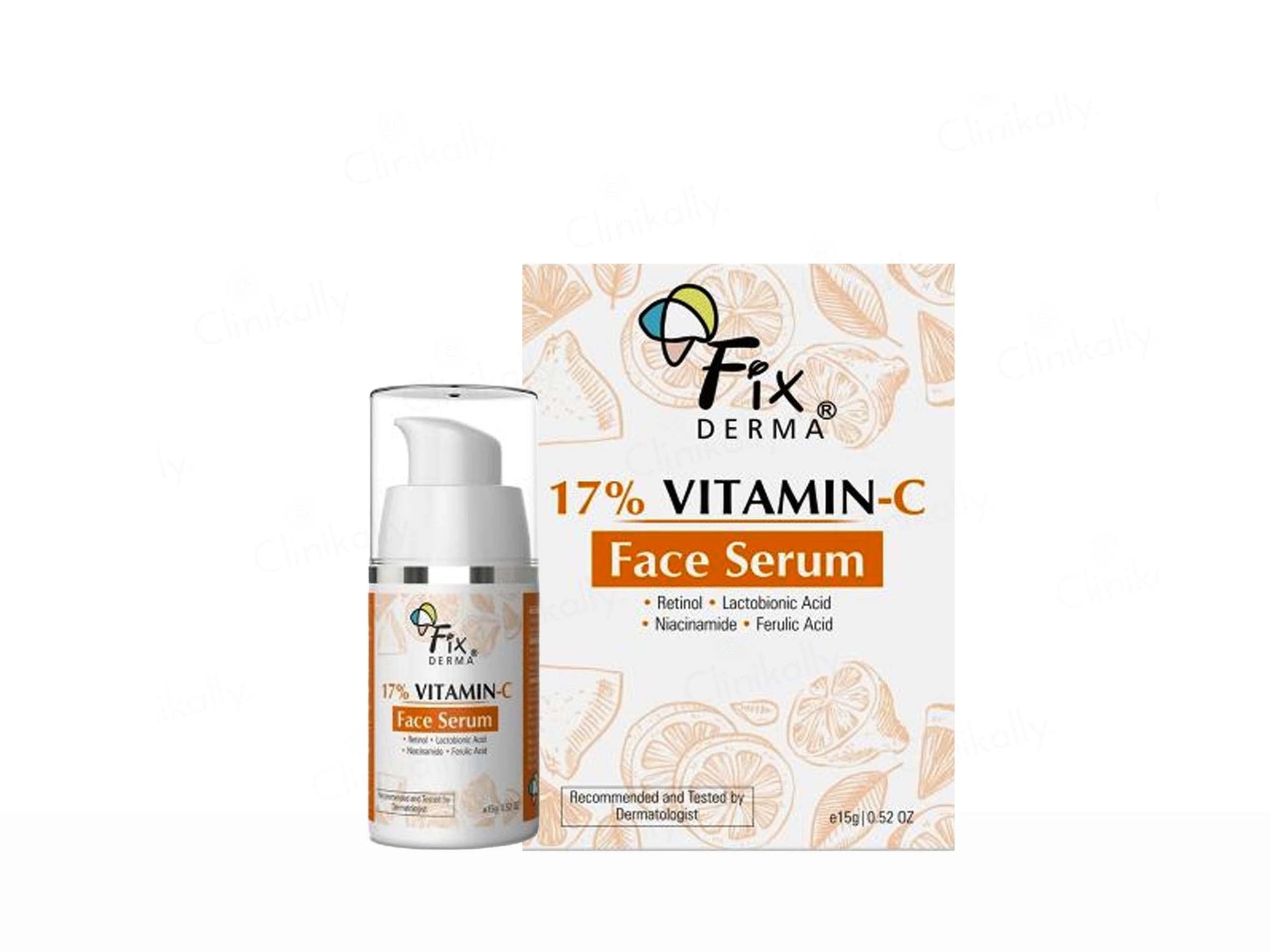 Fixderma 17 Percent Vitamin C Face Serum