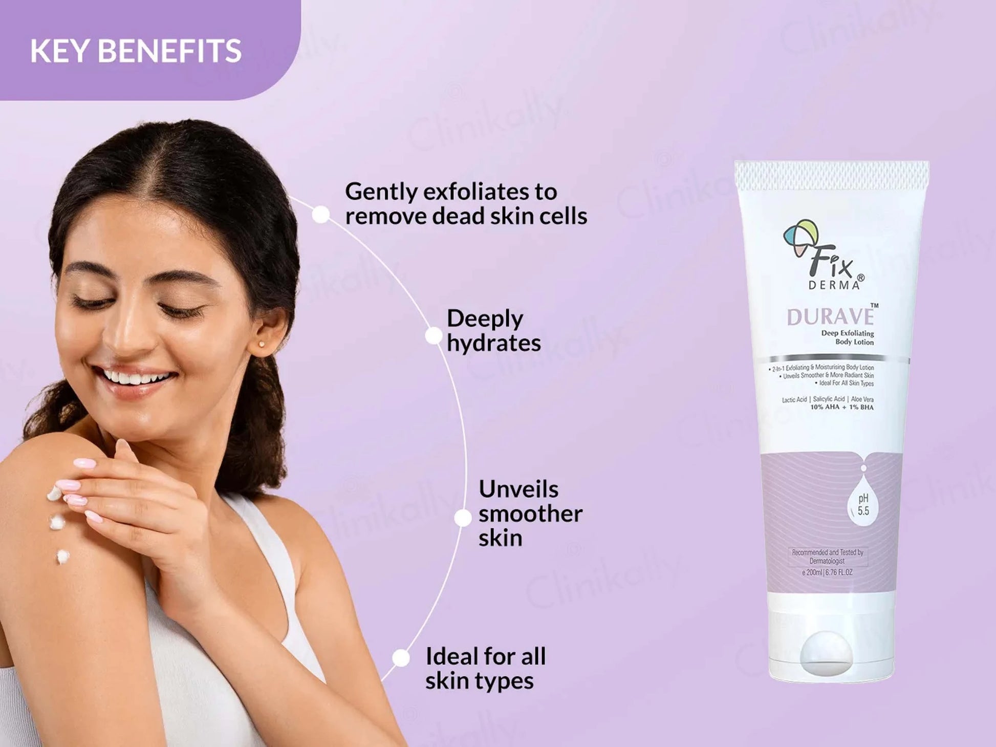 Fixderma Durave Deep Exfoliating Body Lotion