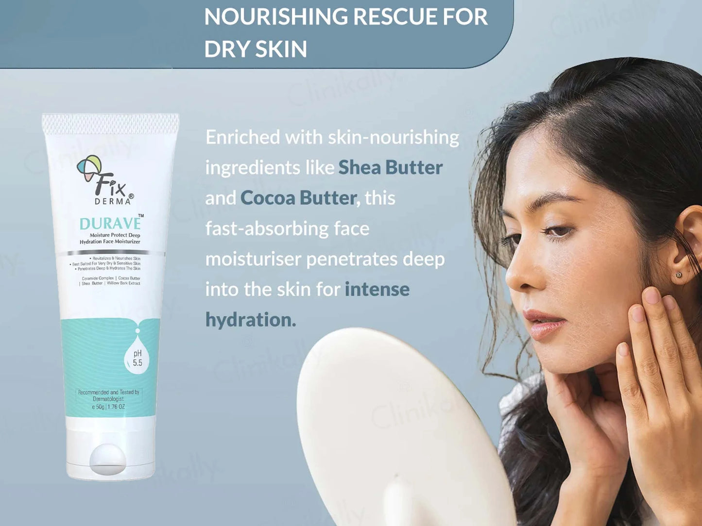 Fixderma Durave Moisture Protect Deep Hydration Face Moisturizer