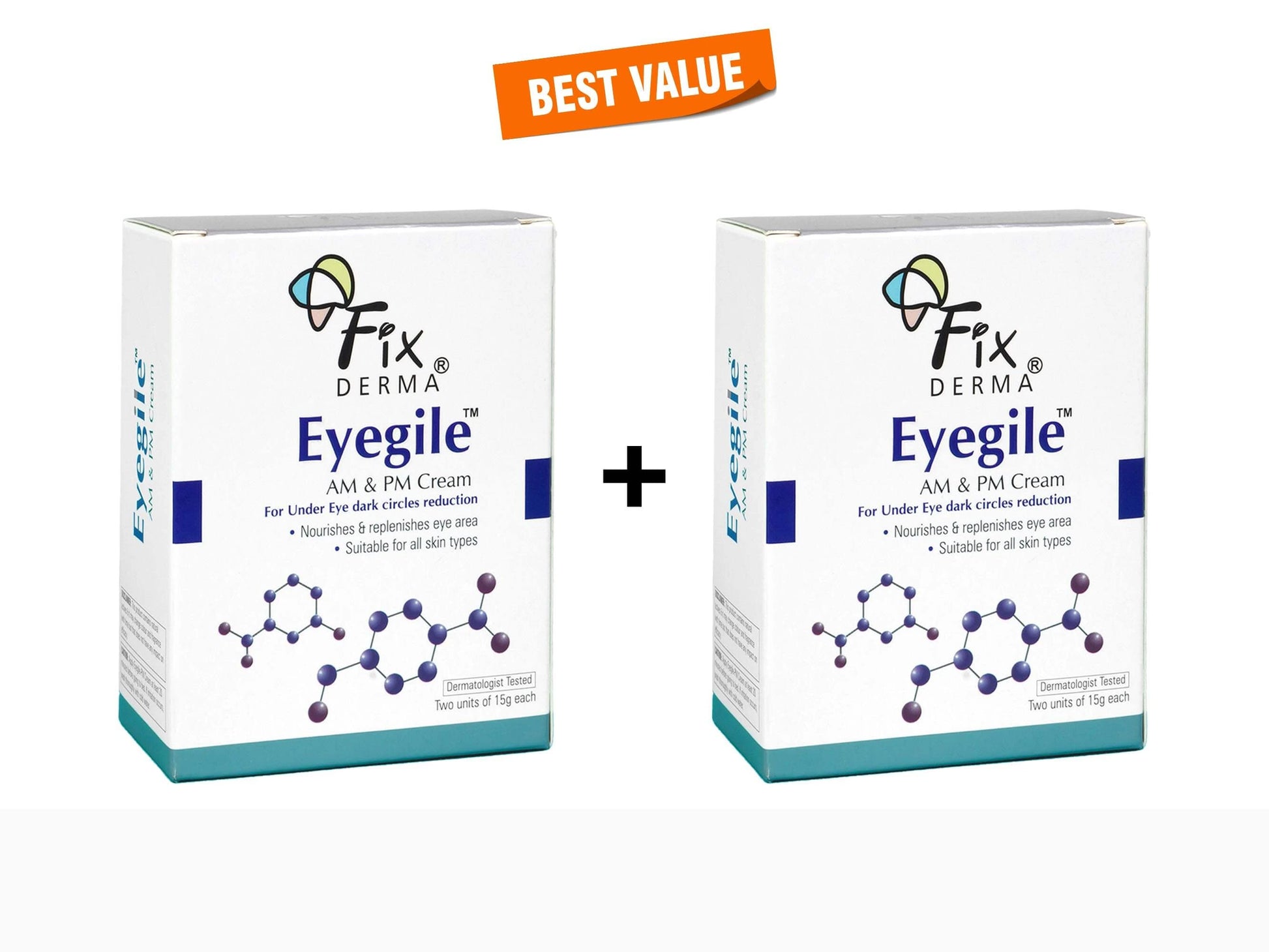 Fixderma Eyegile AM and  PM Cream