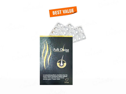 Folli Divine Hair Growth Supplement Tablet