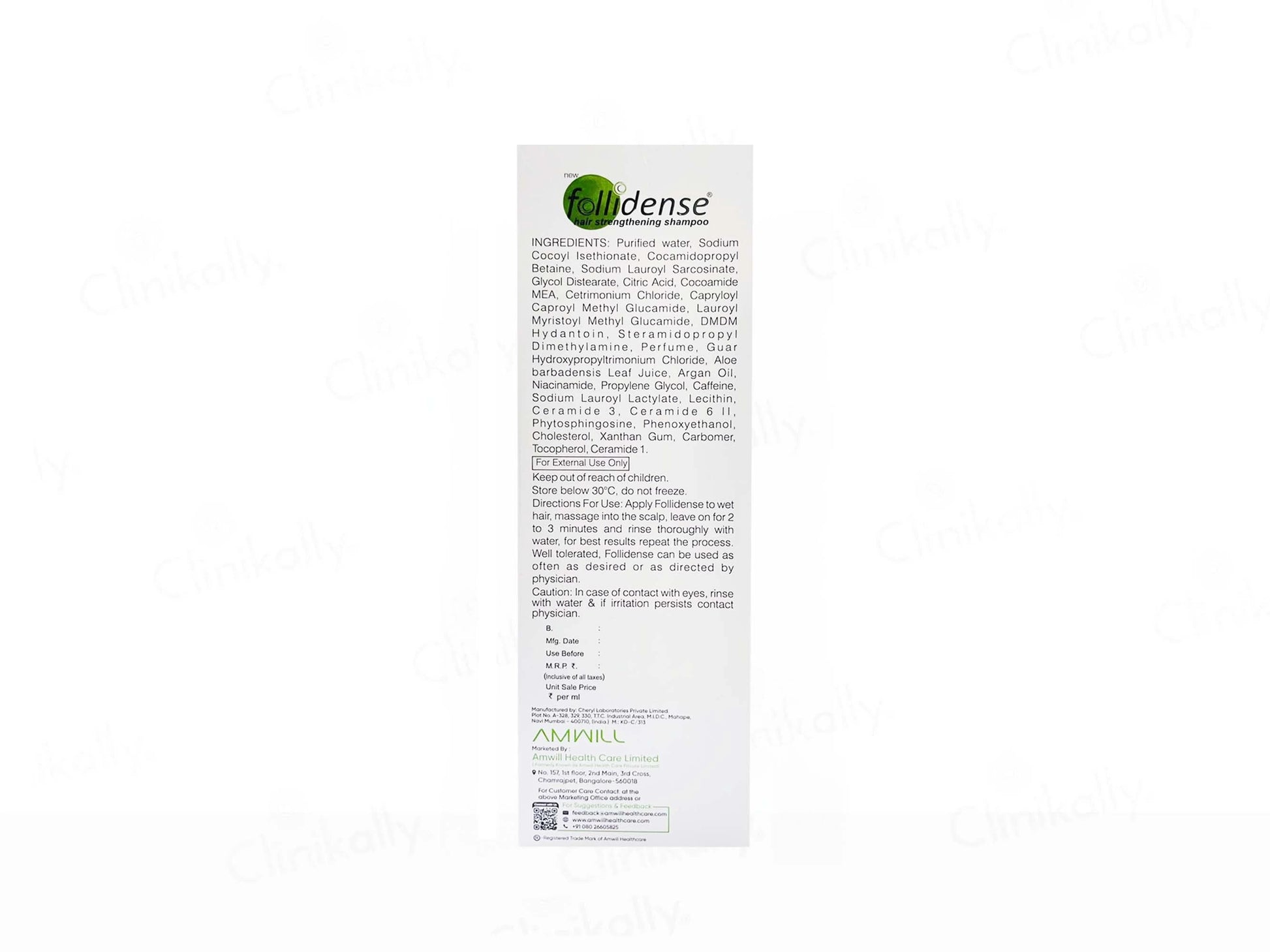 Follidense Hair Strengthening Shampoo