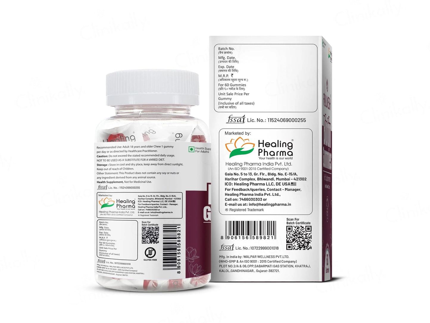 Follikesh Biotin Hair Supplement Gummies - Tropical Mix Fruit Flavour