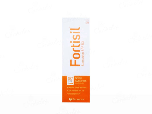 Fortisil Smart Sunscreen Ultra Matte Gel SPF 50 PA